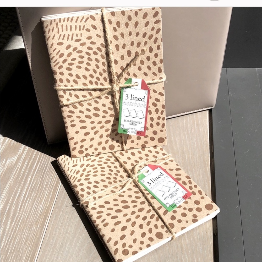 Handmade in Italy 3 notebooks
